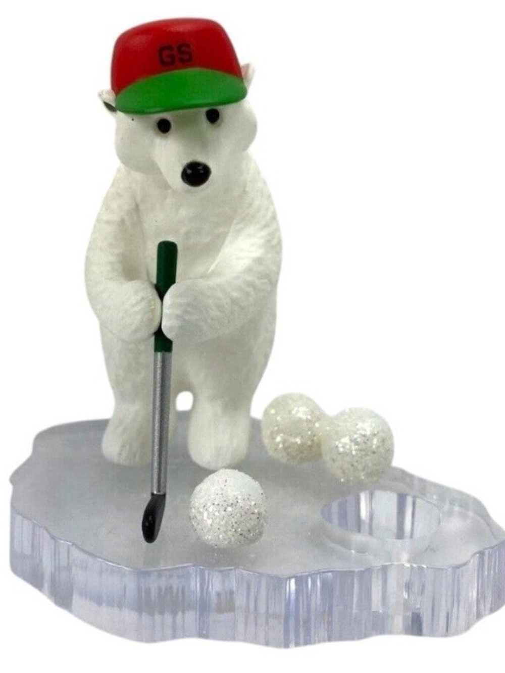 2000 Golfer Supreme Golf Vintage Hallmark Keepsake Collectible Bear snow Golf